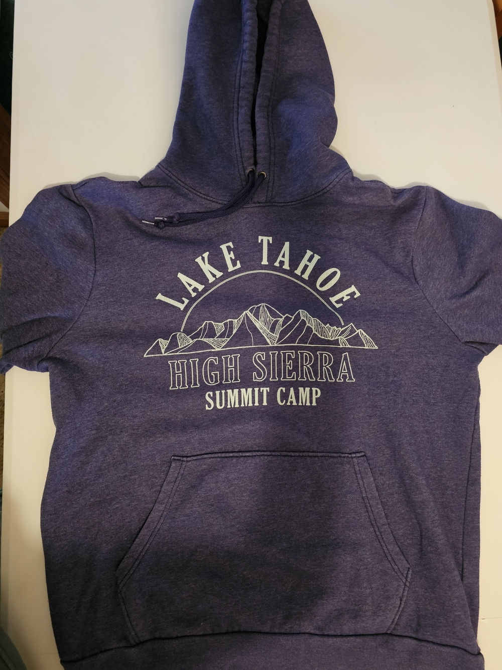 Lake Tahoe High Sierra Summit Camp Hoodie Old Navy Mens Large